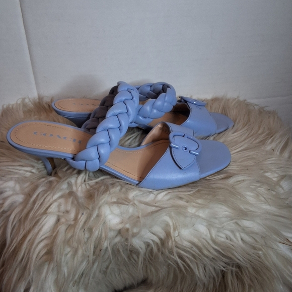 Coach Mollie Periwinkle Slides 10B NWD - Picture 2 of 11
